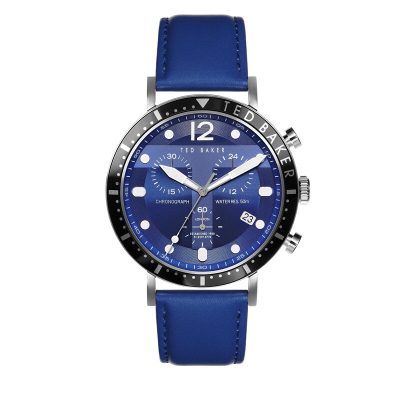 Часовник Ted Baker Mornig Chrono BKPMRS206 Тъмносин цвят на ниска цена