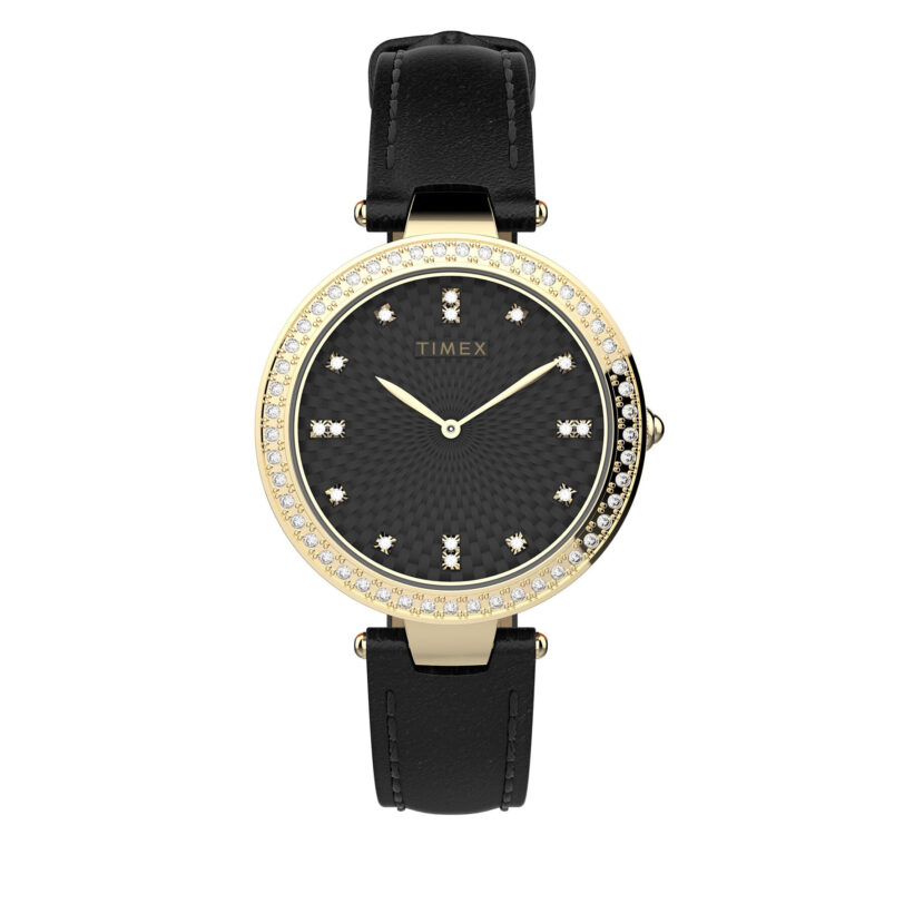 Часовник Timex City TW2V45100 Черен цвят на ниска цена