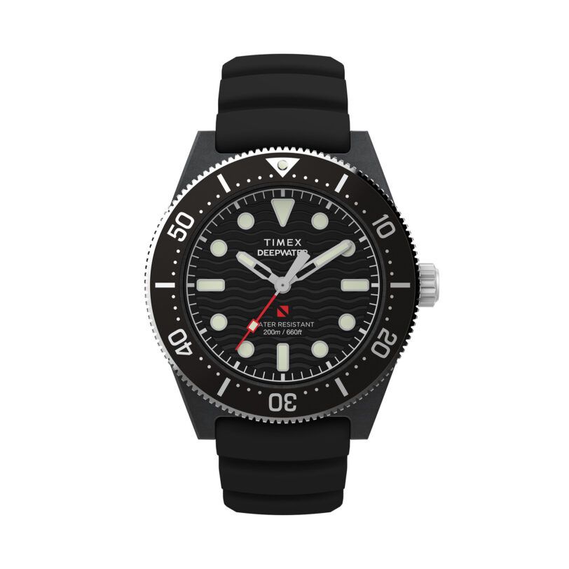 Часовник Timex Deepwater Reef 200 XCF TW2Y02200 Черен цвят на ниска цена