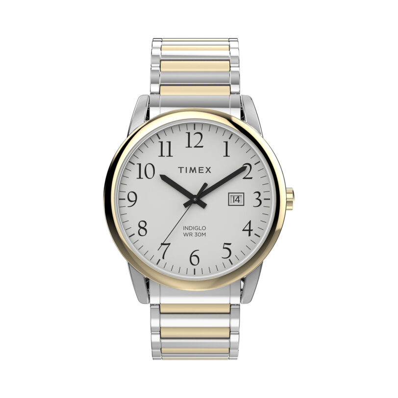 Часовник Timex Easy Reather Classic TW2W52100 Бял цвят на ниска цена
