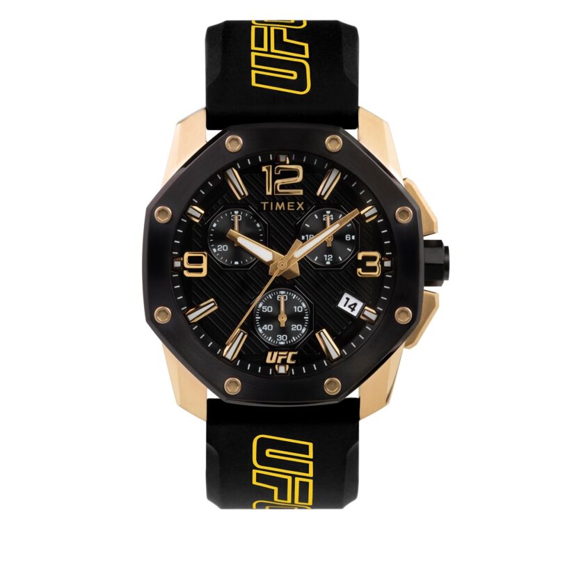 Часовник Timex Icon Chronograph TW2V58500 Черен цвят на ниска цена