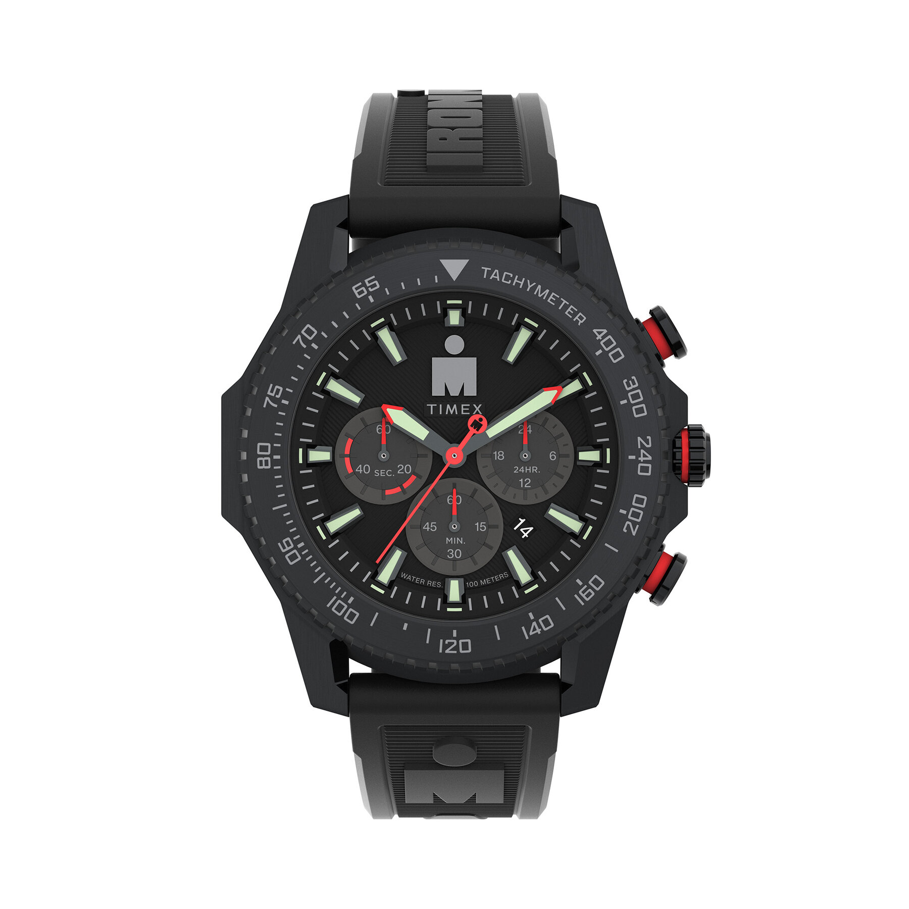 Часовник Timex Ironman Finisher Adrenaline TW2W55400 Черен цвят на ниска цена
