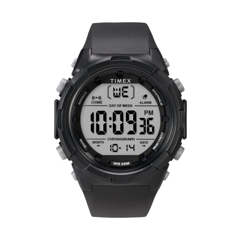 Часовник Timex Sport Digital TW5M61900 Черен цвят на ниска цена