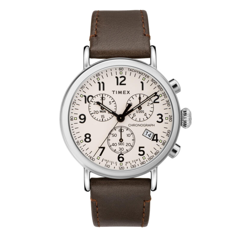Часовник Timex Standard TW2T21000 Кафяв цвят на ниска цена