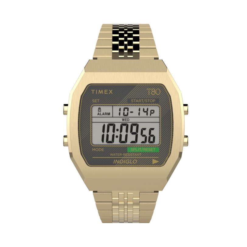Часовник Timex T80 TW2V74300 Златист цвят на ниска цена