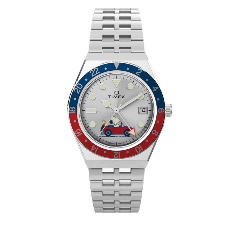 Часовник Timex Timex x Peanuts® Q Timex® GMT TW2W83300 Цветен цвят на ниска цена