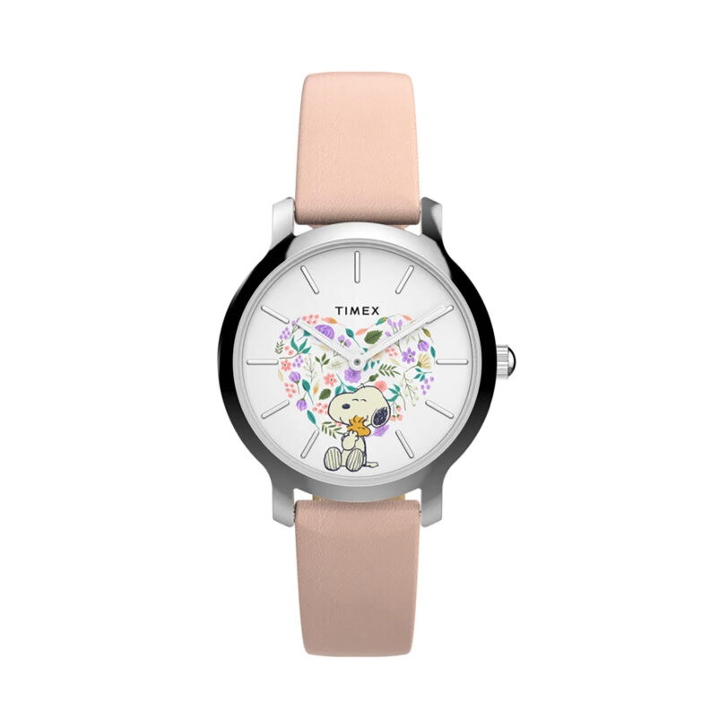 Часовник Timex Timex x Peanuts® TW2W85100 Сребрист цвят на ниска цена