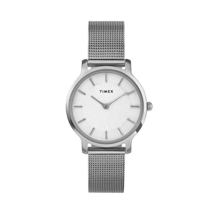 Часовник Timex Transcend TW2Y10200 Сребрист цвят на ниска цена