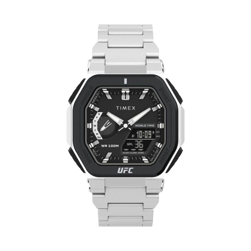 Часовник Timex UFC Colossus TW2V84600 Сребрист цвят на ниска цена