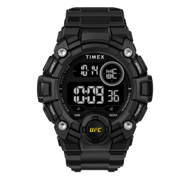Часовник Timex UFC Rematch TW5M53200 Черен цвят на ниска цена