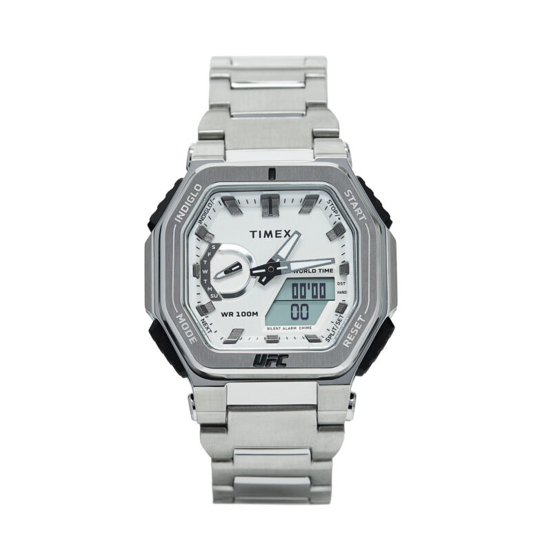 Часовник Timex UFC Strength Colossus TW2V84700 Сребрист цвят на ниска цена