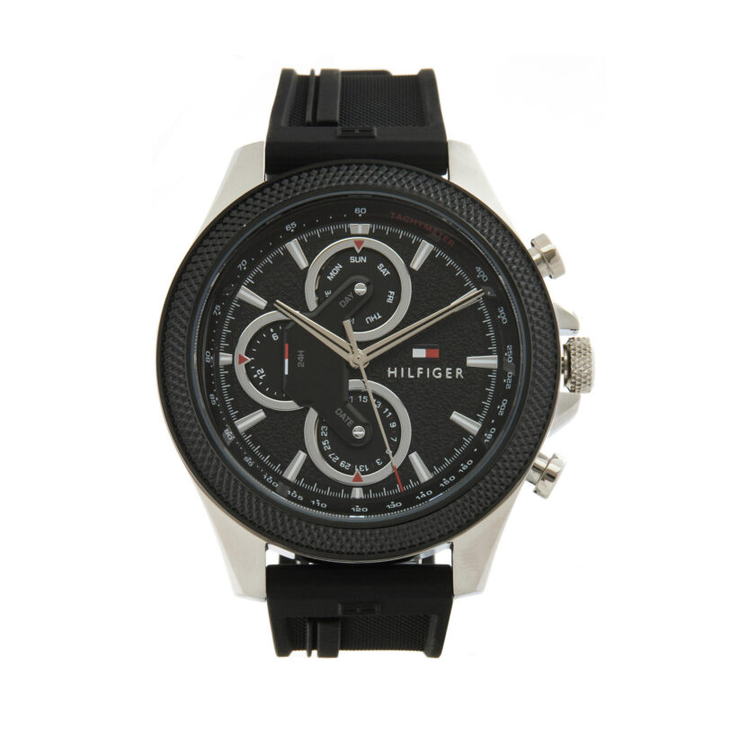 Часовник Tommy Hilfiger Clark 1792082 Черен цвят на ниска цена