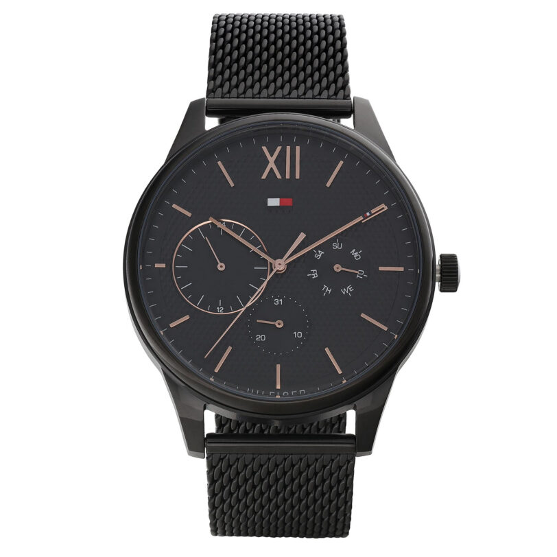 Часовник Tommy Hilfiger Damon 1791420 Черен цвят на ниска цена
