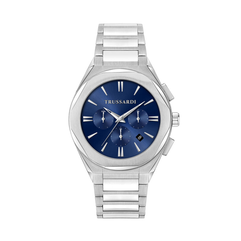 Часовник Trussardi R2453156004 Тъмносин цвят на ниска цена