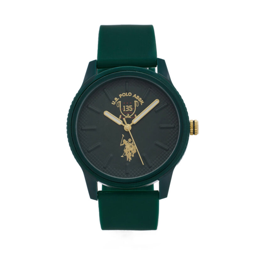 Часовник U.S. Polo Assn. 135Th Anniversary USP7318GR Зелен цвят на ниска цена