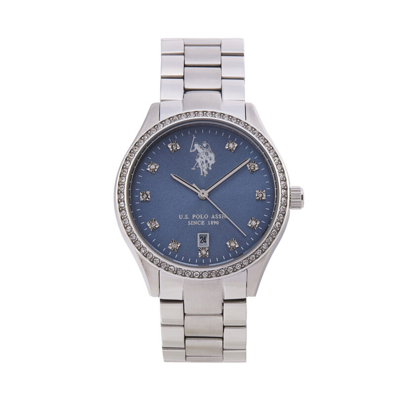 Часовник U.S. Polo Assn. Colette USP8318LB Сребрист цвят на ниска цена