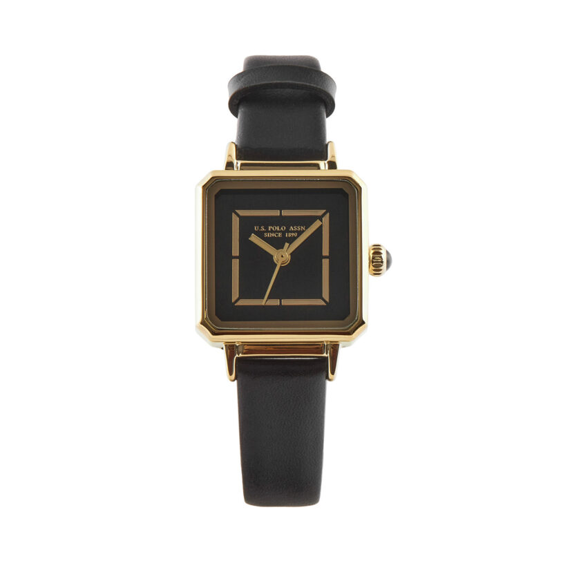 Часовник U.S. Polo Assn. Gabrielle USP8298BK Черен цвят на ниска цена