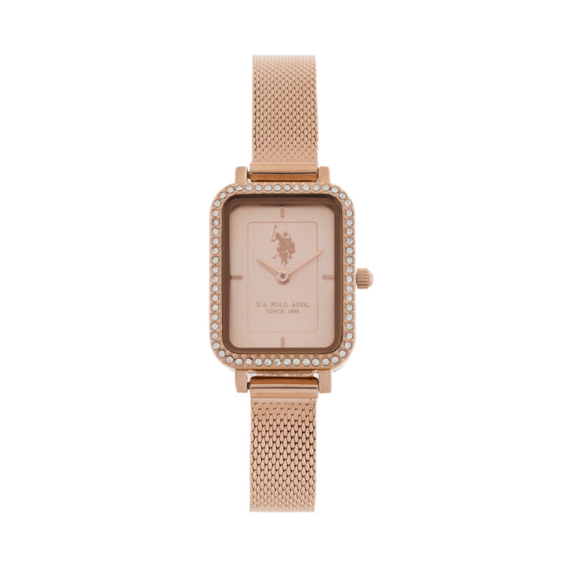 Часовник U.S. Polo Assn. Odette USP8387RG Златист цвят на ниска цена