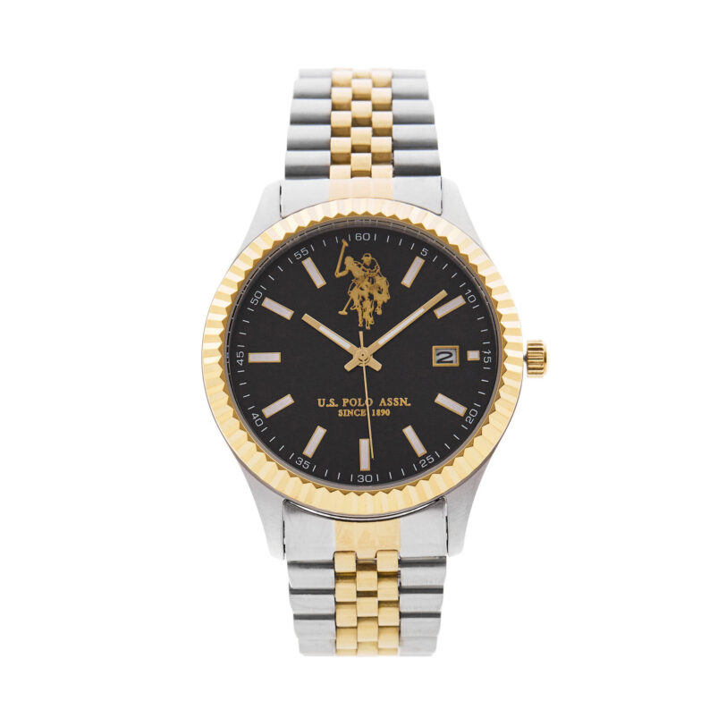 Часовник U.S. Polo Assn. USP7239BK Сребрист цвят на ниска цена