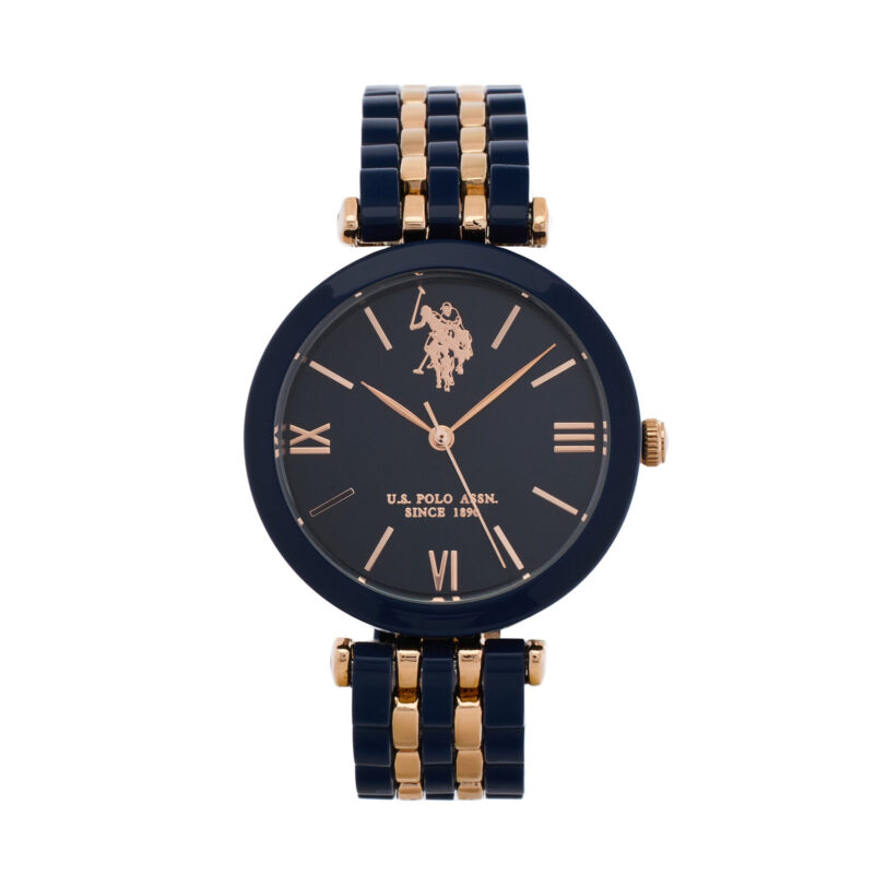 Часовник U.S. Polo Assn. Zaira USP8376BL Тъмносин цвят на ниска цена