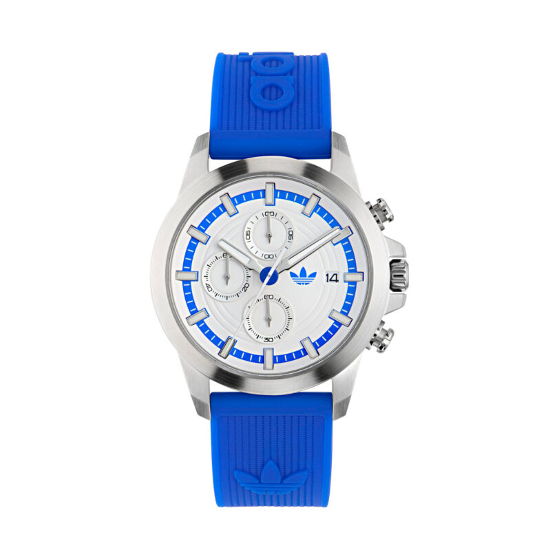 Часовник adidas Expression Two AOFH24520 Син цвят на ниска цена