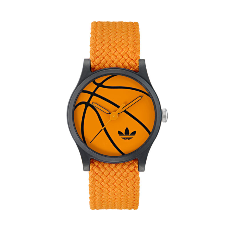 Часовник adidas Game One AOSY25026 Черен цвят на ниска цена