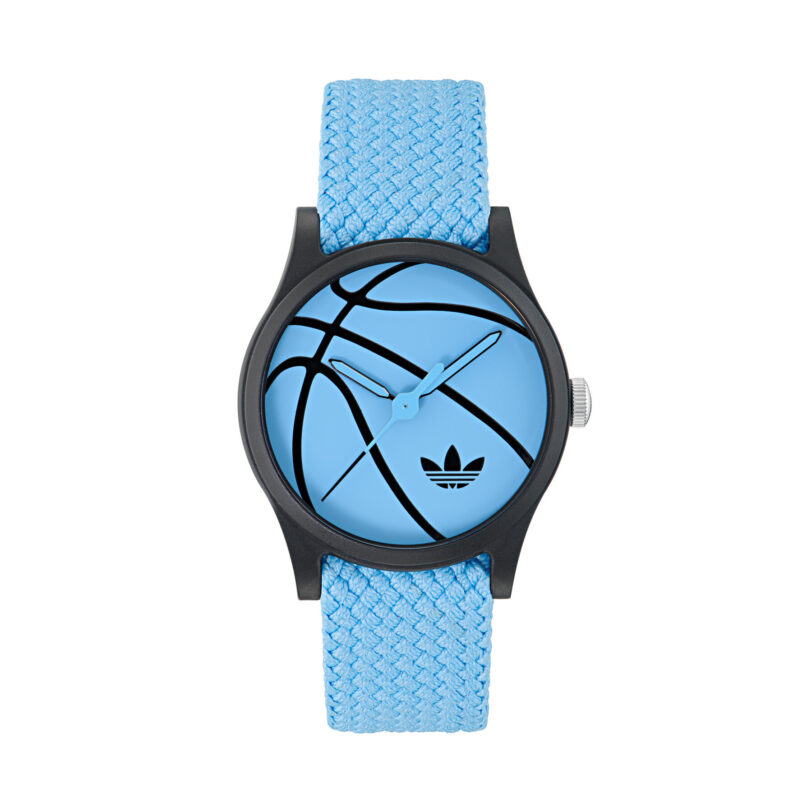 Часовник adidas Game One AOSY25028 Черен цвят на ниска цена