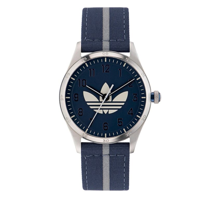 Часовник adidas Originals Code Four Watch AOSY23041 Сребрист цвят на ниска цена