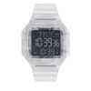 Часовник adidas Originals Digital One GMT AOST22049 Бял цвят на ниска цена