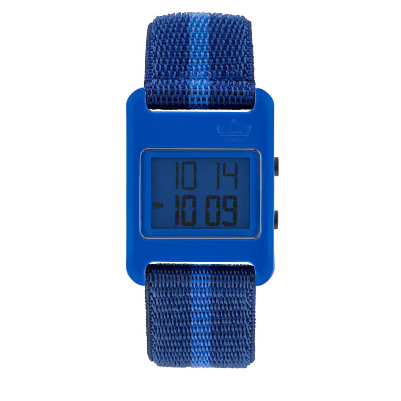 Часовник adidas Originals Retro Pop Digital Watch AOST23070 Син цвят на ниска цена