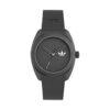Часовник adidas Project Three AOST24547 Черен цвят на ниска цена