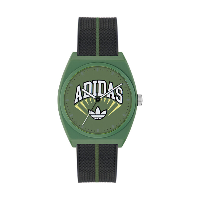 Часовник adidas Project Two AOST25036 Зелен цвят на ниска цена