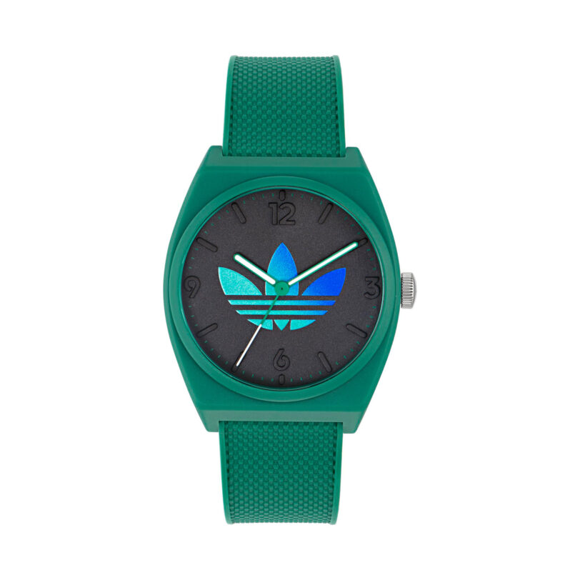 Часовник adidas Project Two GRFX AOST24552 Зелен цвят на ниска цена