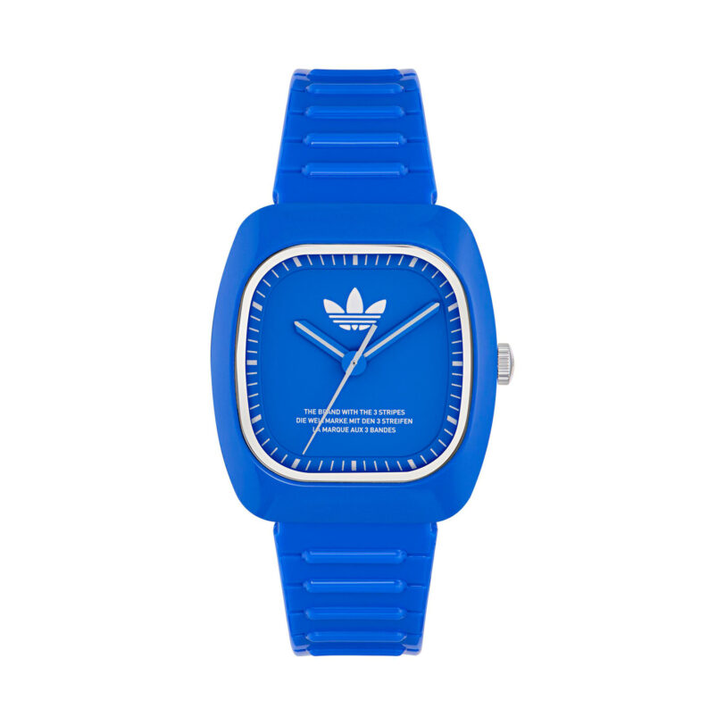 Часовник adidas Retro Wave Two AOSY24530 Син цвят на ниска цена