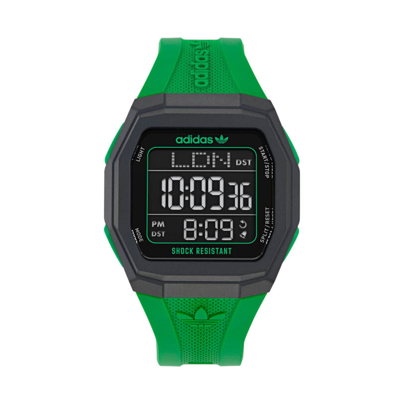 Часовник adidas Tech One AOST24566 Зелен цвят на ниска цена