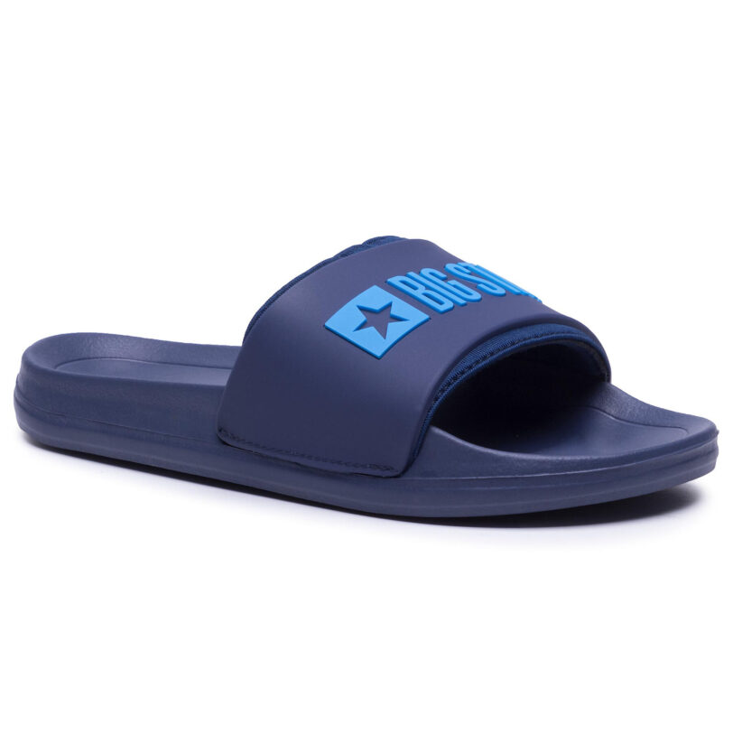 Чехли Big Star Shoes HH274A004 Тъмносин цвят на ниска цена