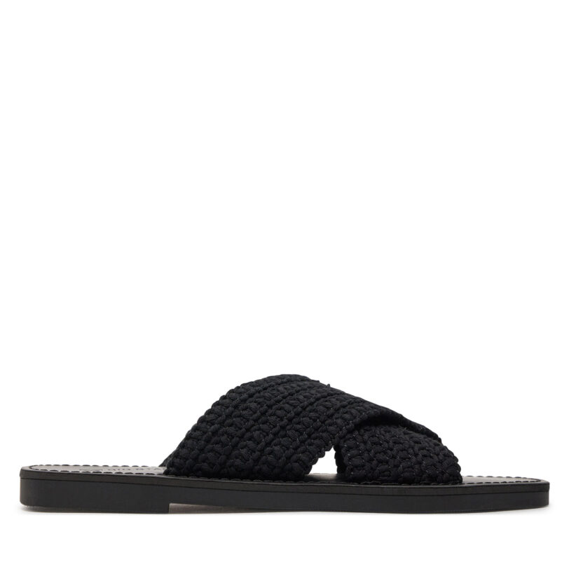 Чехли Big Star Shoes NN274077 Черен цвят на ниска цена