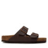 Чехли Birkenstock Arizona Birko-Flor 0051703 Кафяв цвят на ниска цена