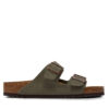 Чехли Birkenstock Arizona Birko-Flor nubuk 0151211 Сив цвят на ниска цена