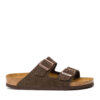 Чехли Birkenstock Arizona zamsz 0951313 Кафяв цвят на ниска цена