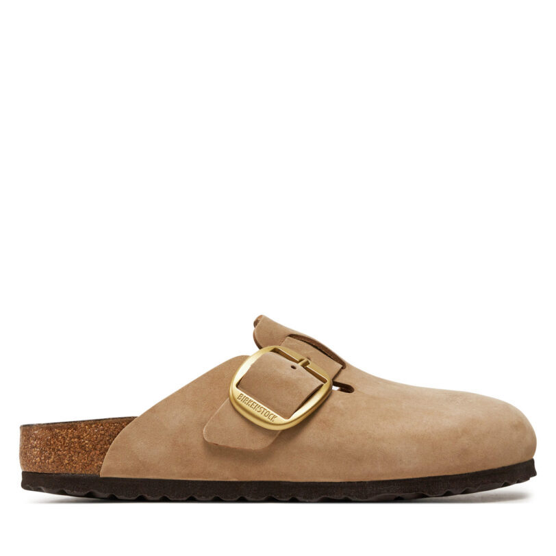 Чехли Birkenstock Boston Big Buckle 1028052 Бежов цвят на ниска цена