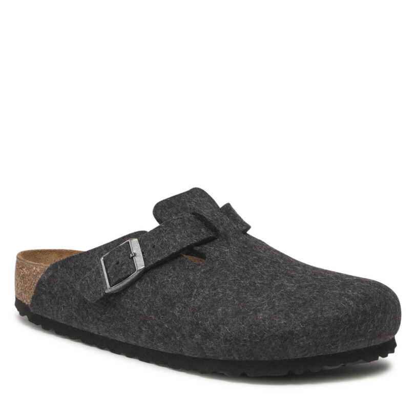 Чехли Birkenstock Boston Bs 160371 Сив цвят на ниска цена