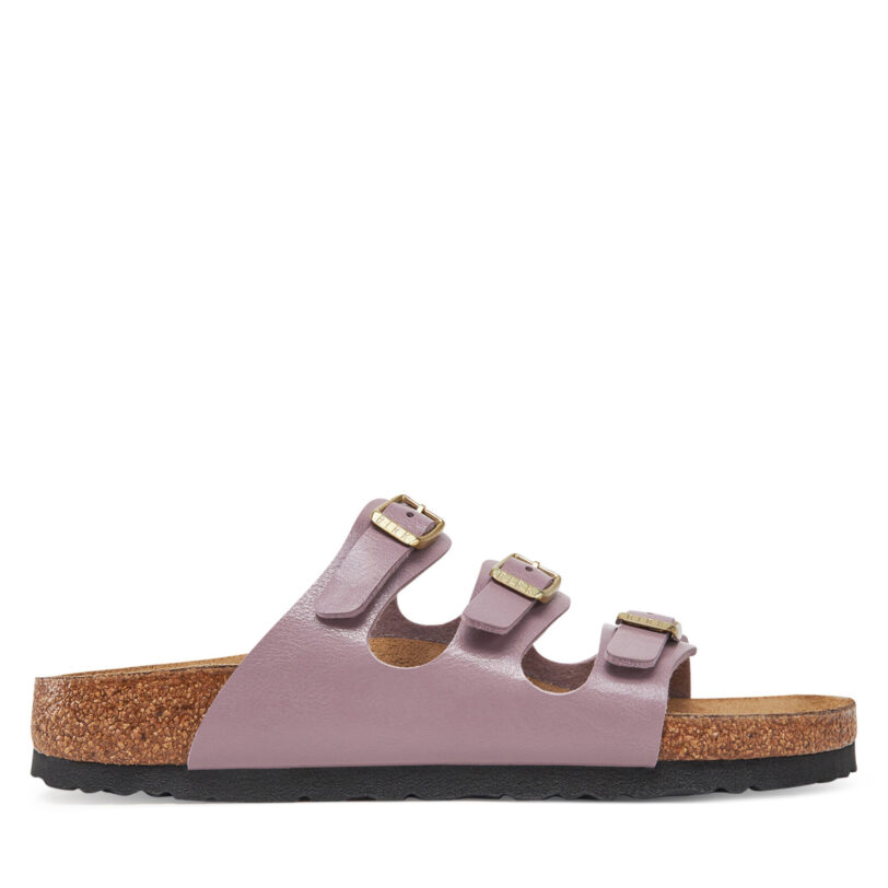 Чехли Birkenstock Florida 1029769 Виолетов цвят на ниска цена