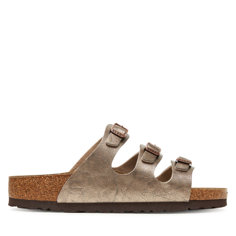 Чехли Birkenstock Florida 1030352 Златист цвят на ниска цена
