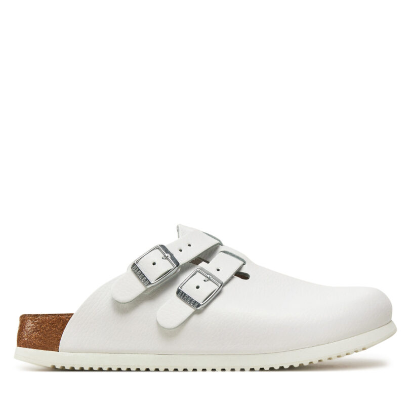 Чехли Birkenstock Kay Sl Sfb Le 1018228 Бял цвят на ниска цена