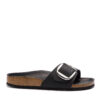 Чехли Birkenstock Madrid Big Buckle 1006523 Черен цвят на ниска цена
