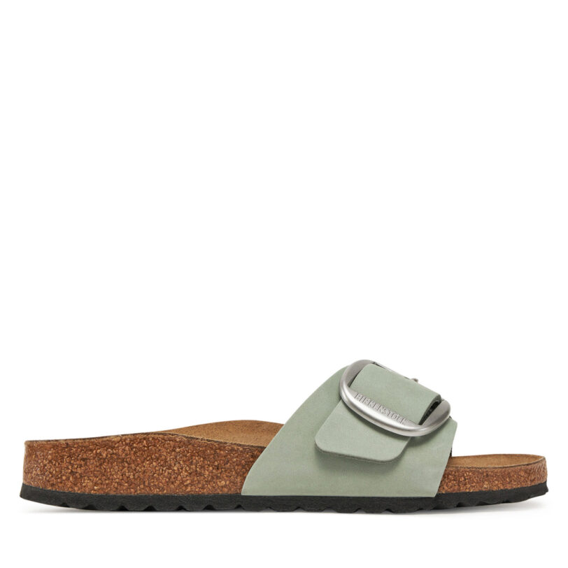 Чехли Birkenstock Madrid Big Buckle 1029293 Зелен цвят на ниска цена