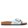 Чехли Birkenstock Madrid Big Buckle Hex 1030364 Светлосиньо цвят на ниска цена