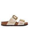 Чехли Birkenstock Sydney Cushion Buckle 1029492 Екрю цвят на ниска цена