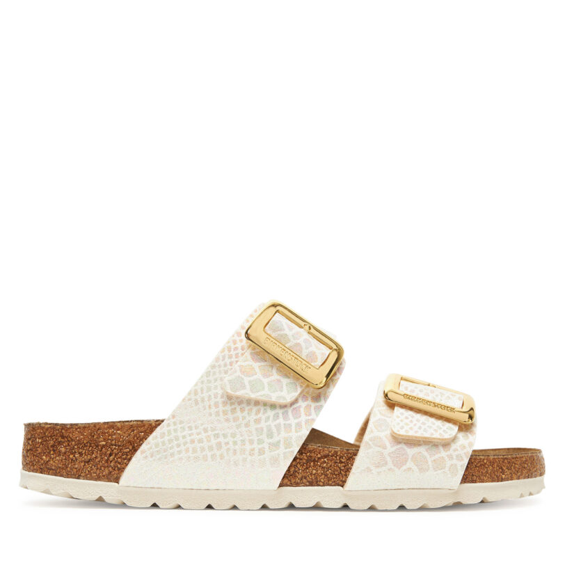 Чехли Birkenstock Sydney Cushion Buckle 1030258 Екрю цвят на ниска цена